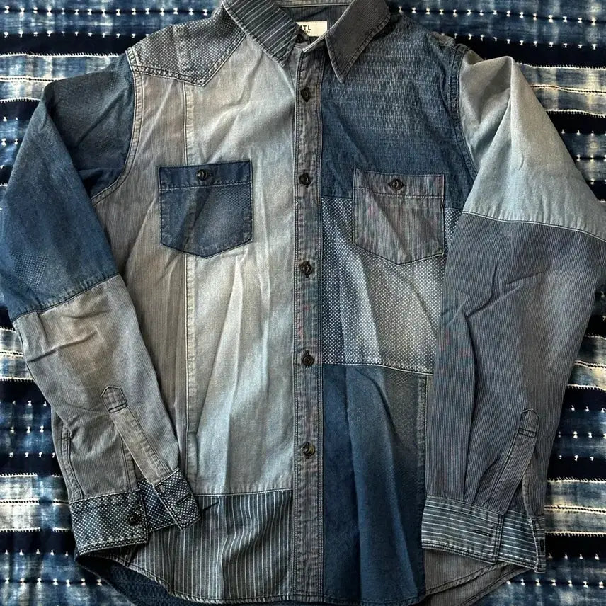 [BUNJANG] FDMTL Patchwork Shirt / Fdmtl 패치워크 셔츠