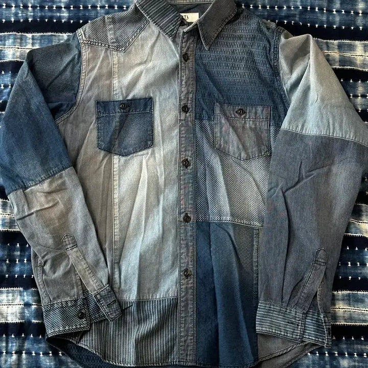 [BUNJANG] FDMTL Patchwork Shirt / Fdmtl 패치워크 셔츠