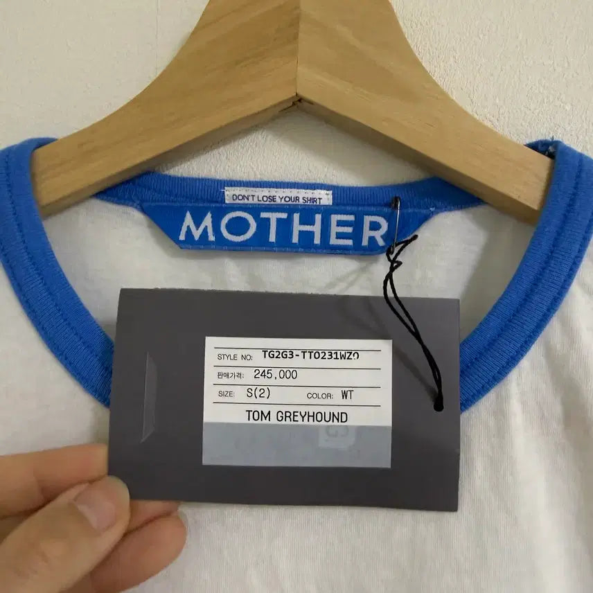 [BUNJANG] Thom Grey Hound "Mother Denim" The Lil Goodie Ringer T-Shirt / [S] 톰그레이하운드 MOTHER DENIM 더 릴 굿디 링거 티셔츠 새