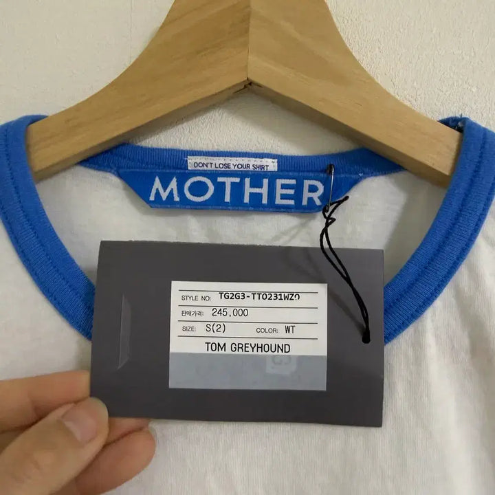 [BUNJANG] Thom Grey Hound "Mother Denim" The Lil Goodie Ringer T-Shirt / [S] 톰그레이하운드 MOTHER DENIM 더 릴 굿디 링거 티셔츠 새