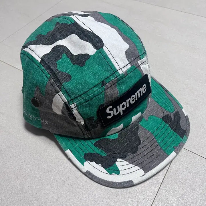 [BUNJANG] Supreme Military Camp Cap Green Camo / 슈프림 밀리터리 캠프캡 그린카모(새상품)