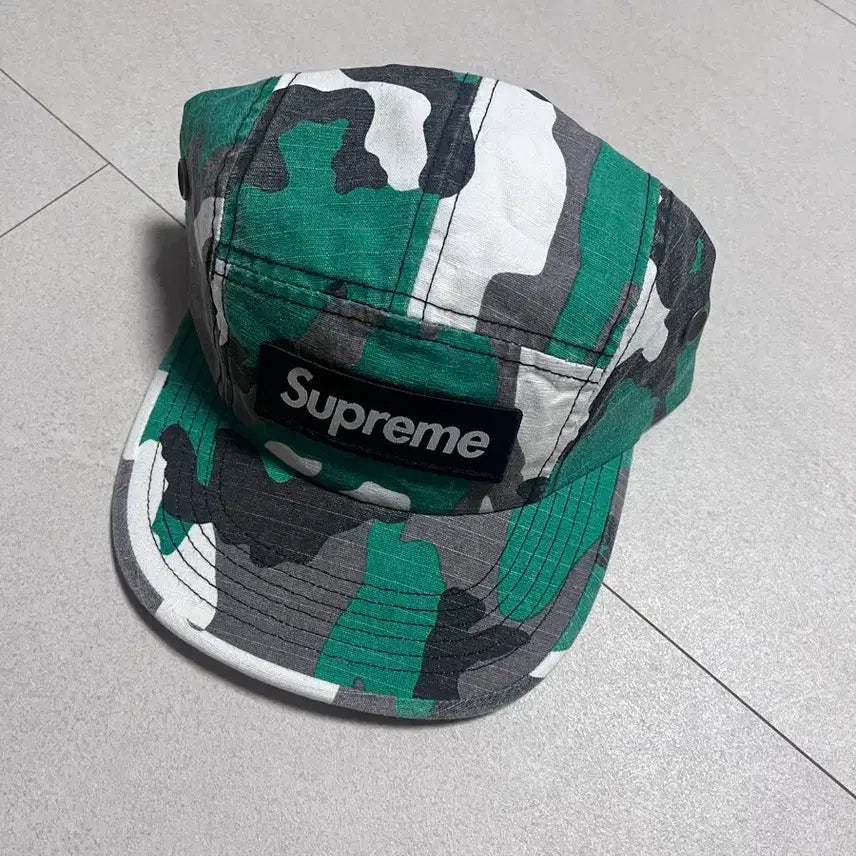 [BUNJANG] Supreme Military Camp Cap Green Camo / 슈프림 밀리터리 캠프캡 그린카모(새상품)