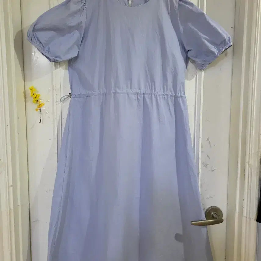 [BUNJANG] Summer Cotton Long Dress / 여름  고급스런 디자인이쁜  바스락면   롱원피스 가슴단면52