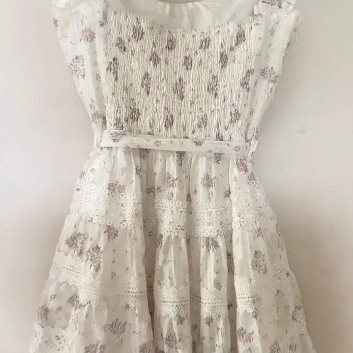 [BUNJANG] Dalgom Jam Project Strawberry Flower Mini Dress Vintage / 딸기쨈 프로젝트 딸기꽃 미니 원피스 빈티지