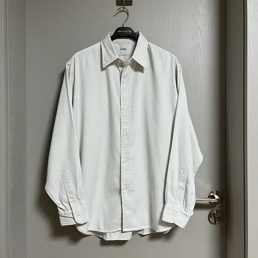 [BUNJANG] Apres Le Marche 25SS Double Weave Twill Regular Collar Shirt Ecru / [3] 25SS 아프레쎄 더블위브 트윌 레귤러 칼라 셔츠 에크루