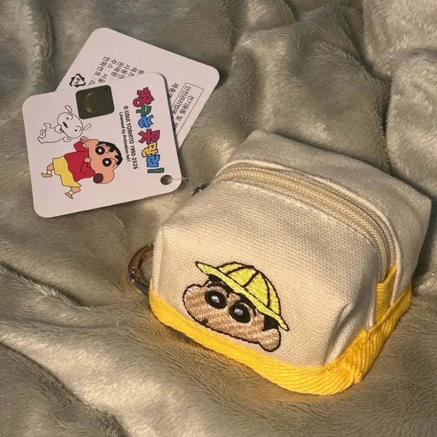 [BUNJANG] Crayon Shin-chan Mini Pouch Coin Purse with Keyring / 택0,새상품) 짱구는못말려 미니 파우치 동전지갑 키링