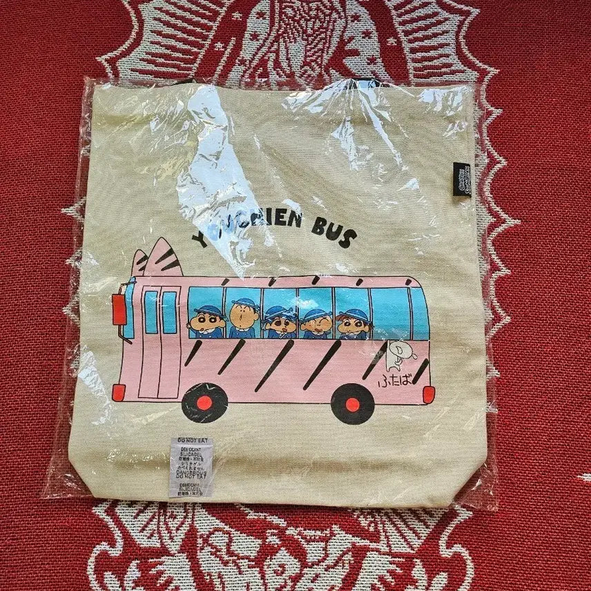 [SOLD OUT] [새상품/정품] 짱구는 못말려 떡잎유치원 버스 에코백