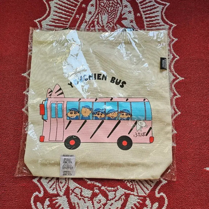 [SOLD OUT] [새상품/정품] 짱구는 못말려 떡잎유치원 버스 에코백