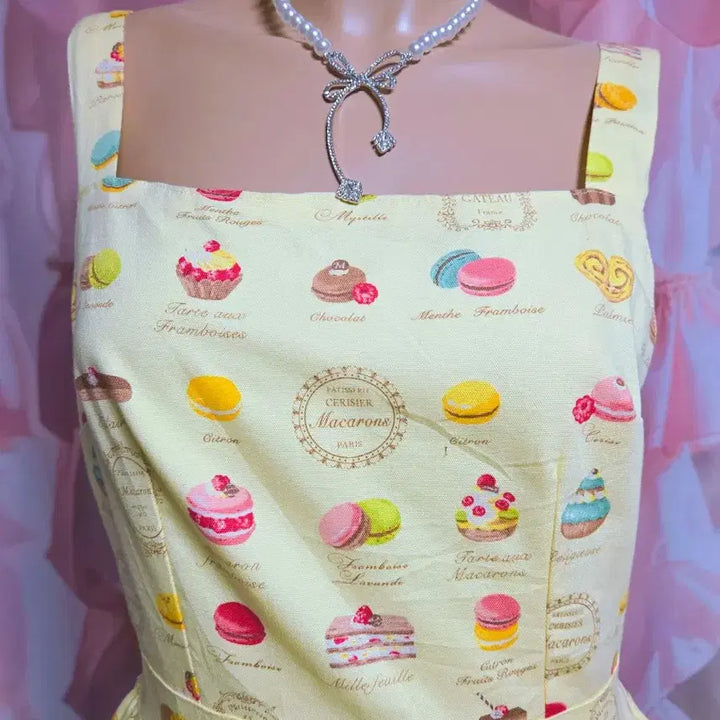 [BUNJANG] Cute Lolita Style Suspender Skirt / 큐티 티파티 서스펜더