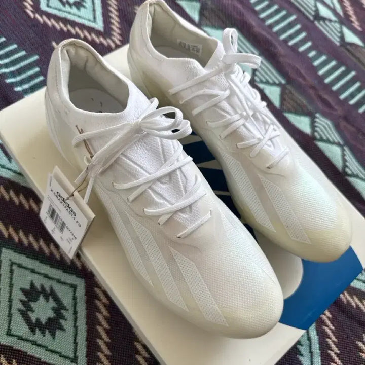 [BUNJANG] Adidas Crazyfast FG All White Soccer Cleats 275 / [275] 아디다스 크래이지패스트 fg/올흰