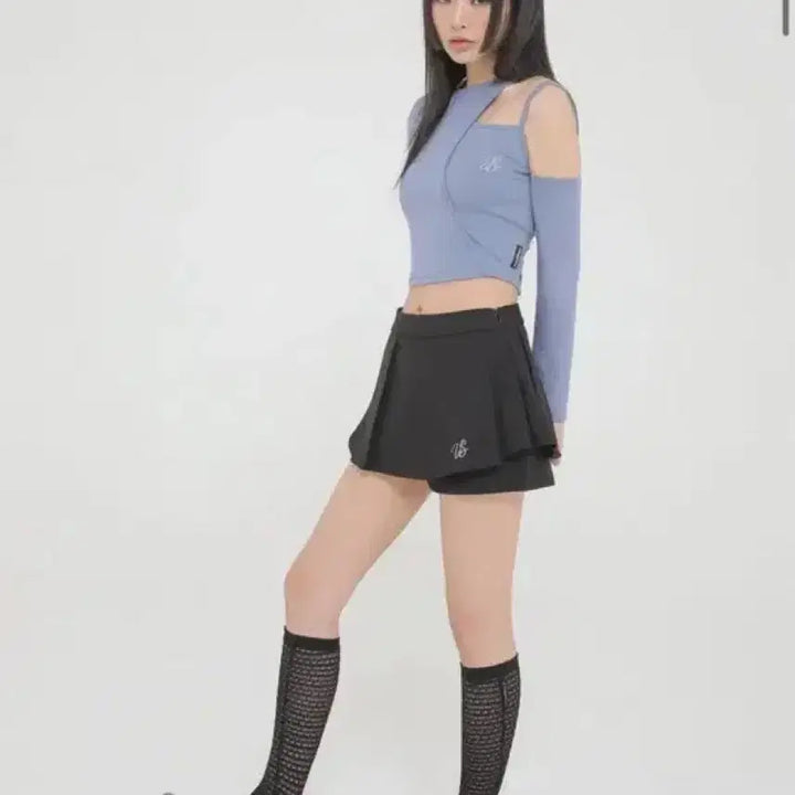 [BUNJANG] Ugly Shadow Tulip Pants Skirt Charcoal M / 어글리쉐도우 튤립팬츠스커트 스커트팬츠