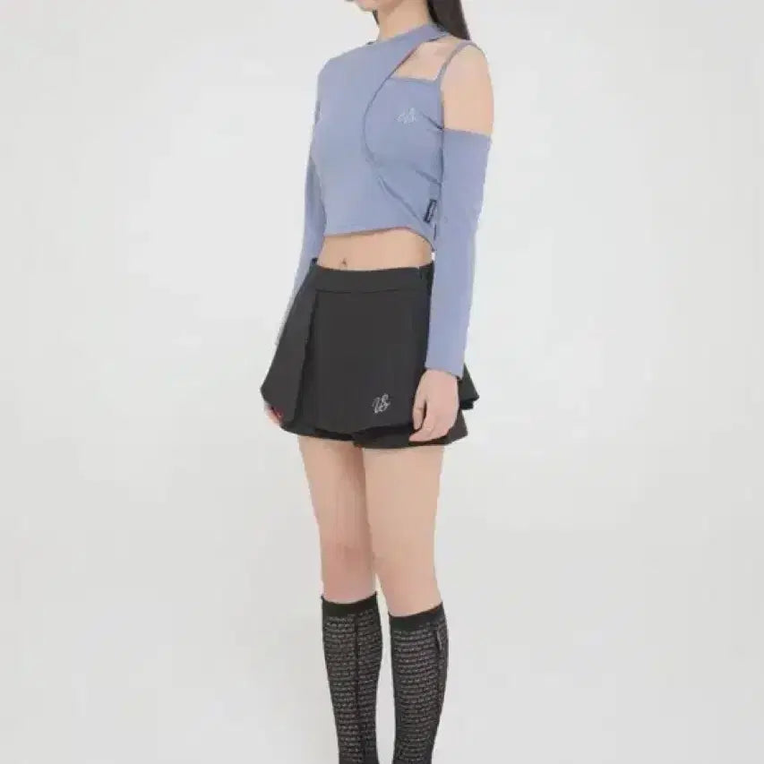 [BUNJANG] Ugly Shadow Tulip Pants Skirt Charcoal M / 어글리쉐도우 튤립팬츠스커트 스커트팬츠