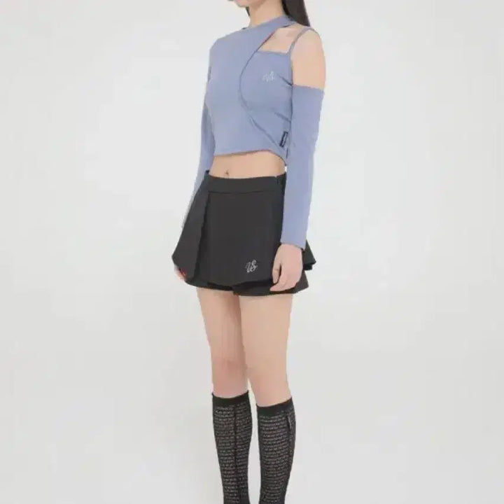 [BUNJANG] Ugly Shadow Tulip Pants Skirt Charcoal M / 어글리쉐도우 튤립팬츠스커트 스커트팬츠