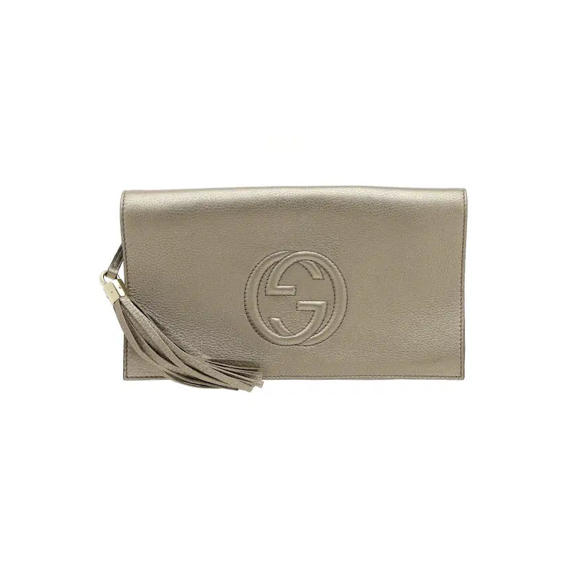[BUNJANG] Gucci Soho Tassel Clutch / 구찌 소호 테슬 클러치