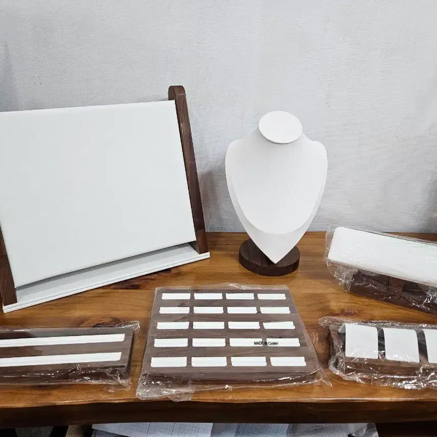 [BUNJANG] High-Quality Wooden Accessory Display Set / 고급원목 악세사리 디스플레이 세트