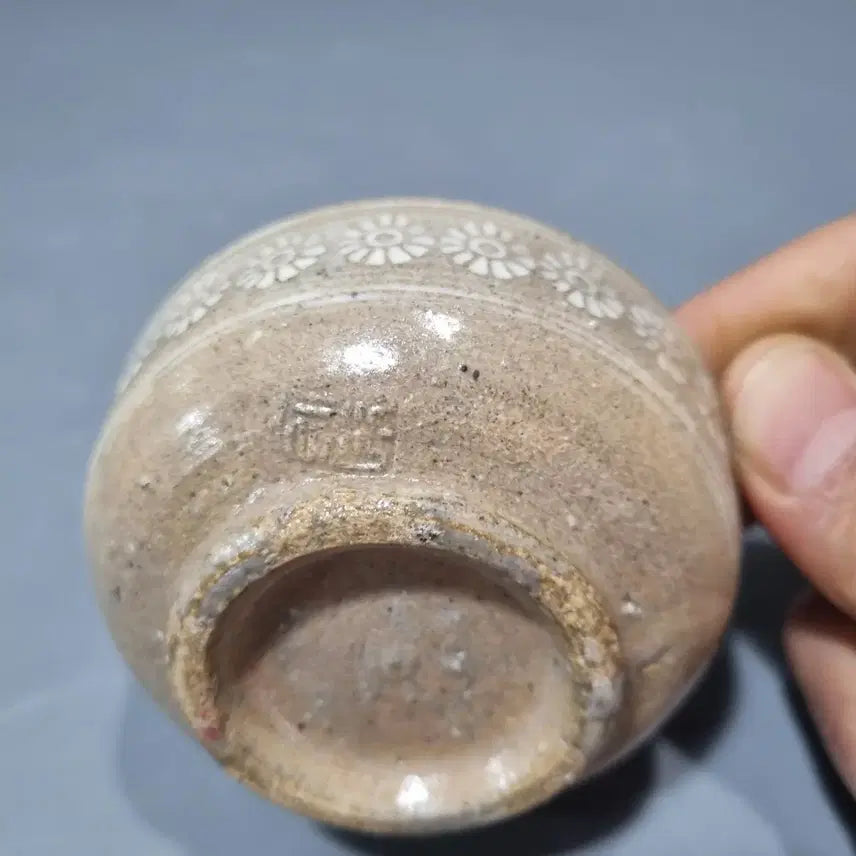 [BUNJANG] Celadon Inhwa Teabowl / 청자인화문다완. 지름8 높이 3.6