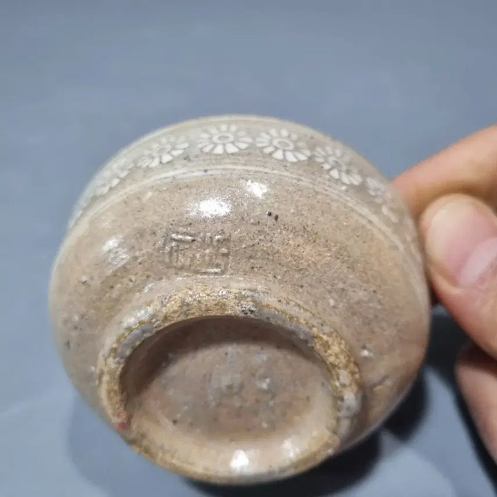 [BUNJANG] Celadon Inhwa Teabowl / 청자인화문다완. 지름8 높이 3.6