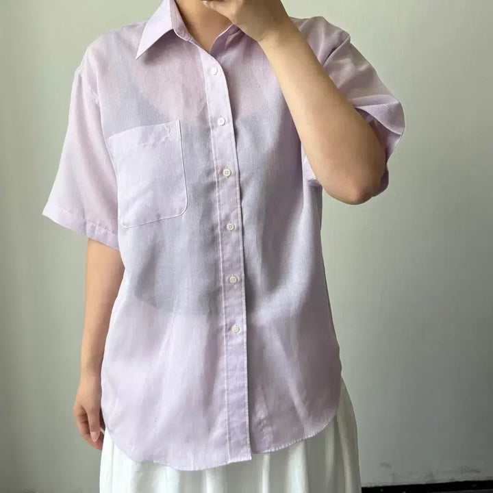 [BUNJANG] Saint Laurent Short Sleeve Shirt / [L] 입생로랑 반팔 셔츠