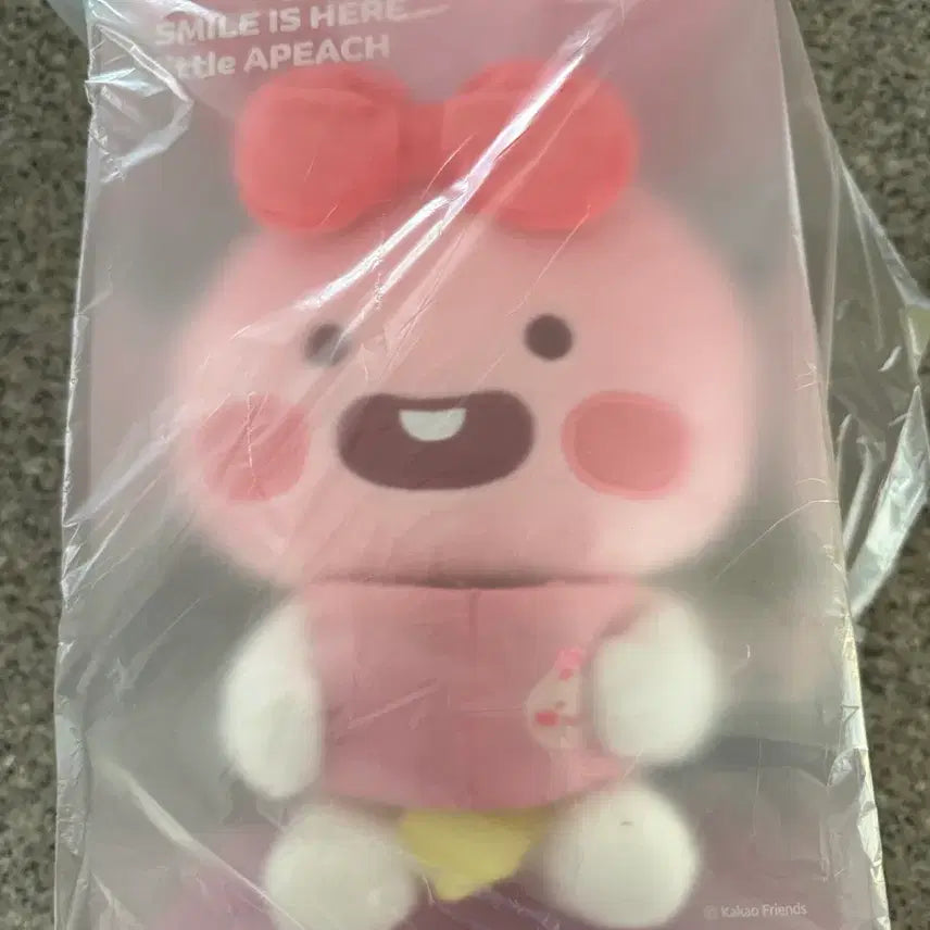 [BUNJANG] Kakao Friends Little Apeach Message Plush Doll / 카카오프렌즈 리틀어피치 메세지 인형