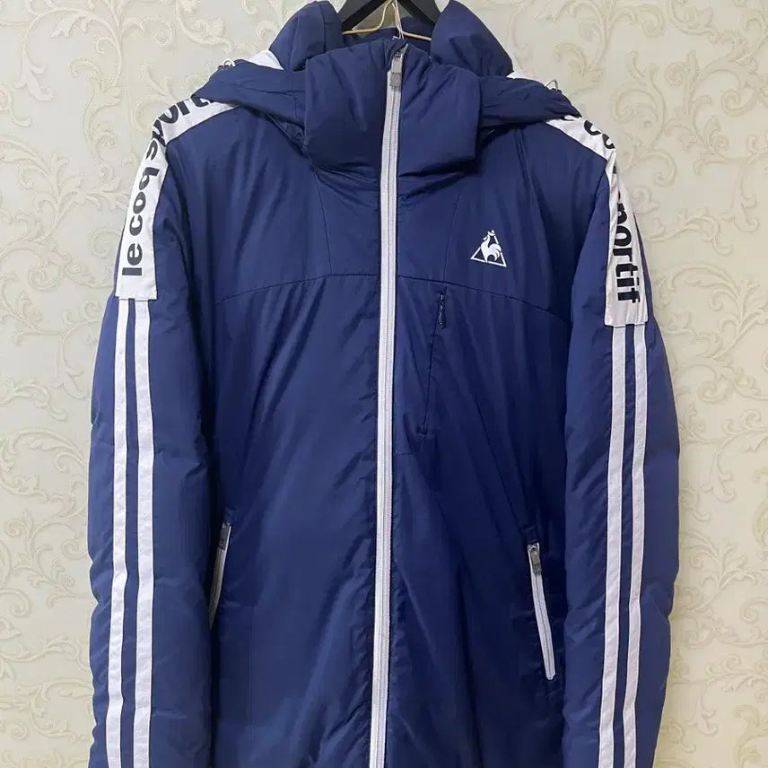 [BUNJANG] Le Coq Sportif Sunday Padded Jacket Navy M~L (95~100) / 르꼬끄 선데이 패딩 네이비 m~L 95~100