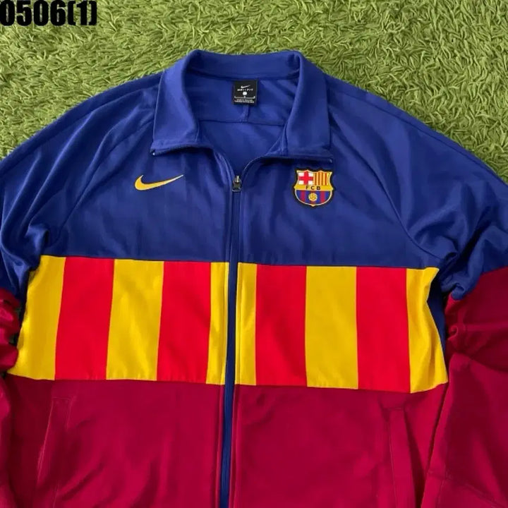 [BUNJANG] Nike FC Barcelona Dry-Fit Track Jacket / 나이키 FC 바르셀로나 트랙 자켓 져지 L 드라이핏