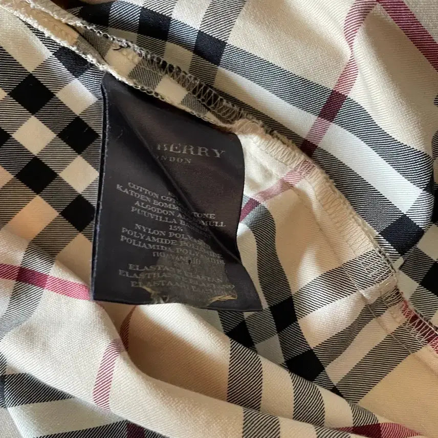 [BUNJANG] Burberry Check Sleeveless Dress / 버버리 체크 슬리브리스 원피스