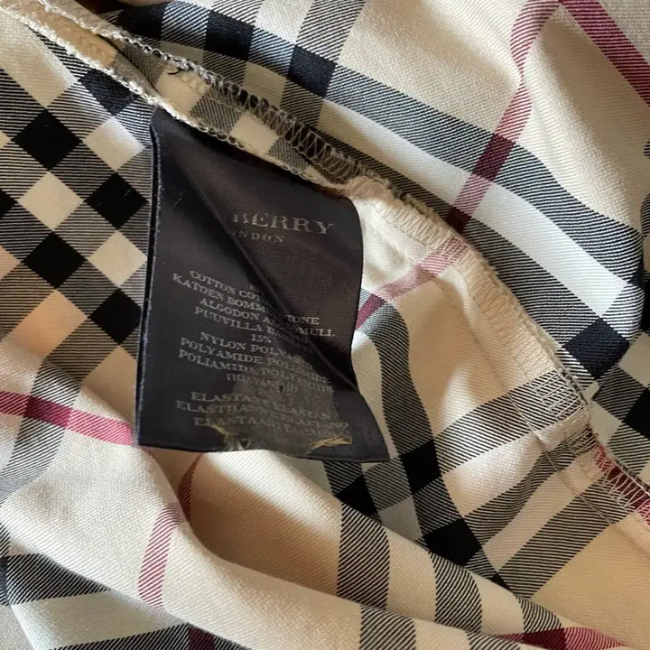 [BUNJANG] Burberry Check Sleeveless Dress / 버버리 체크 슬리브리스 원피스
