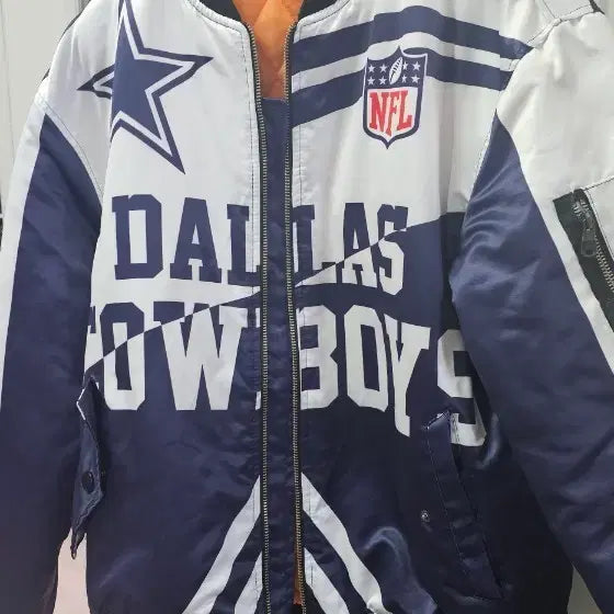 [BUNJANG] NFL Dallas Cowboys Bomber Jacket / NFL 댈러스 카우보이스 봄버 자켓