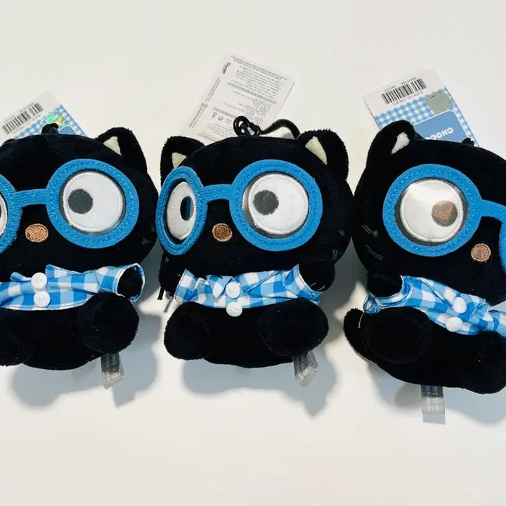 [BUNJANG] Sanrio Chococat Nerd Plush Keychain / 정품) 산리오 너드 초코캣 인형 키링