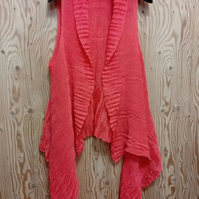 [BUNJANG] Yoits Pleats Shawl Vest / 요이츠 플리츠 숄 베스트
