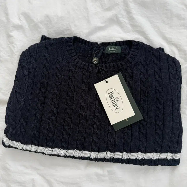 [BUNJANG] The Barnet Navy Breton Knit Sweater / [새상품] 더바넷 니트