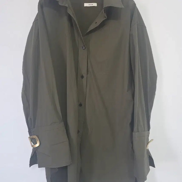 [BUNJANG] System Khaki Oversized Shirt Jacket / SYSTEM 시스템 카키 오버핏 셔츠 자켓 루즈핏 55 66 77