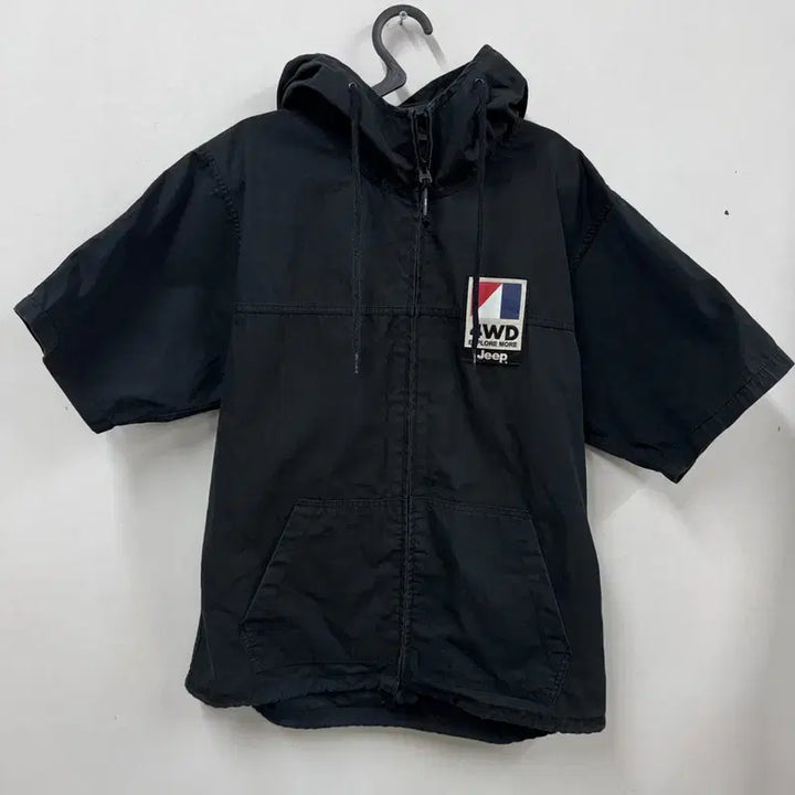 [BUNJANG] Jeep 4WD Short Sleeve Windbreaker Jacket (Size M/95) / [정품/M(95)] 지프 4WD 반팔 바람막이   CC