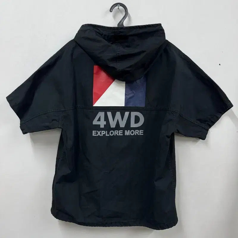 [BUNJANG] Jeep 4WD Short Sleeve Windbreaker Jacket (Size M/95) / [정품/M(95)] 지프 4WD 반팔 바람막이   CC