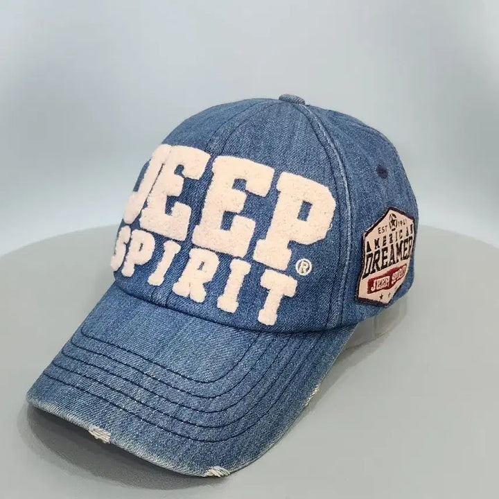 [SOLD OUT] 지프 JEEP 성조기 데님 볼캡 야구 모자