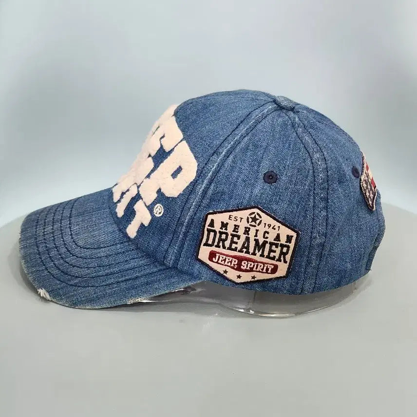 [SOLD OUT] 지프 JEEP 성조기 데님 볼캡 야구 모자