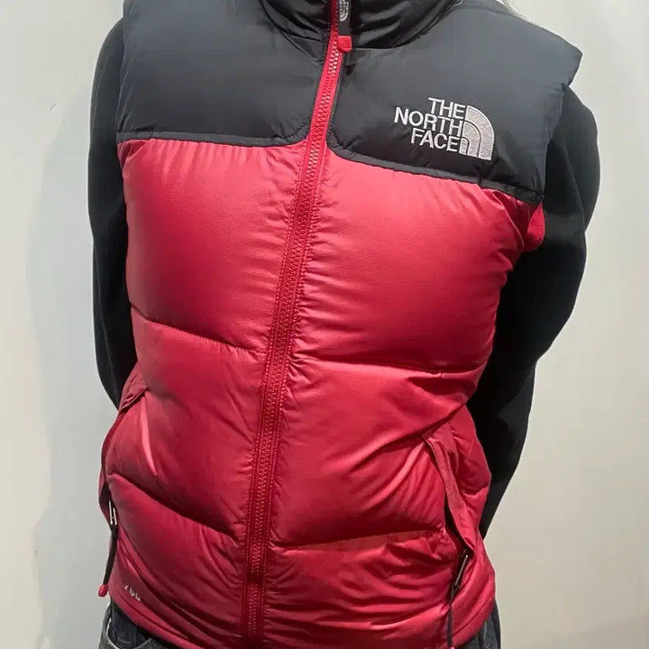 [BUNJANG] The North Face Red Padded Vest / 노스페이스 레드 패딩 조끼