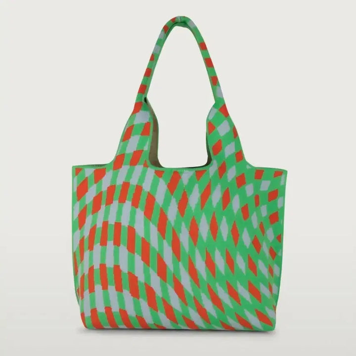 [BUNJANG] Oilily Jasmine Knit Tote Bag / 오일릴리  재스민   니트토트백