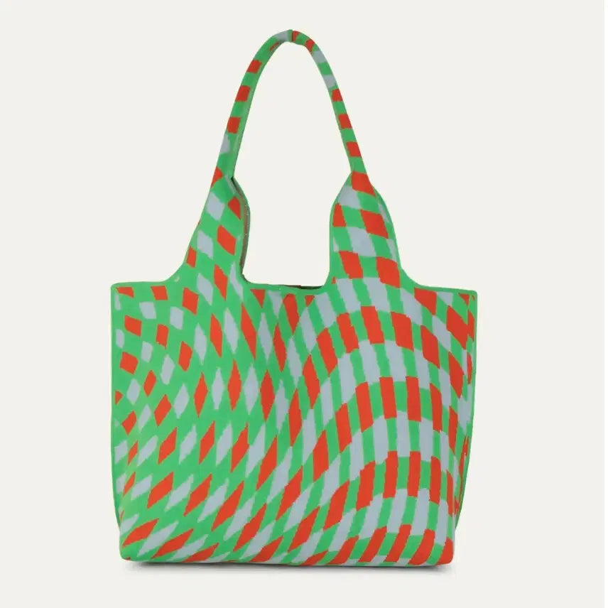 [BUNJANG] Oilily Jasmine Knit Tote Bag / 오일릴리  재스민   니트토트백