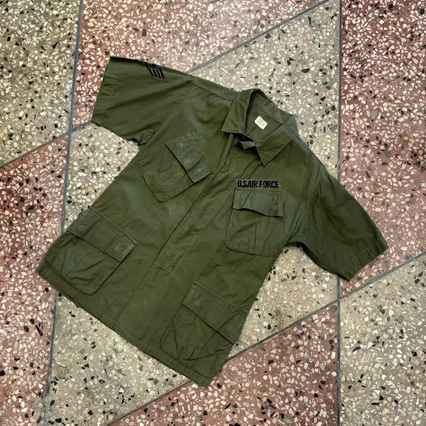 [BUNJANG] 1970s US Military Jungle Fatigue Jacket (Medium-Short) / 70s 정글퍼티그자켓 4th (Medium-Short)