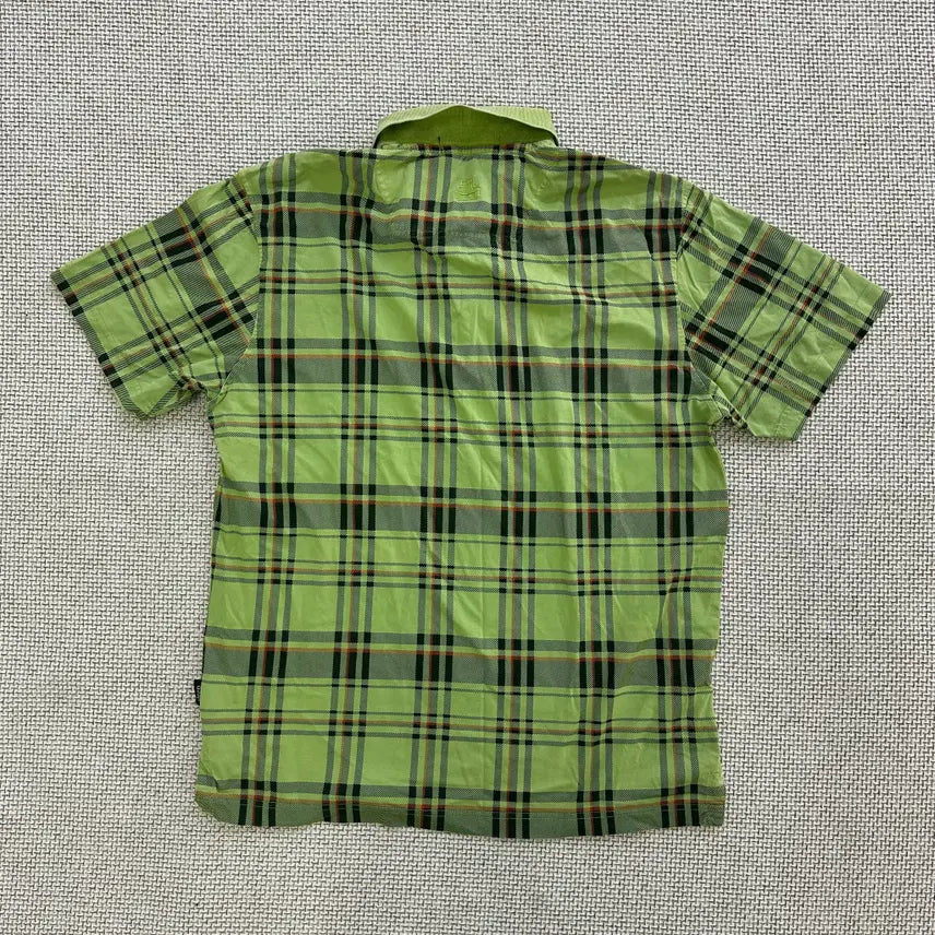 [BUNJANG] XL Vintage Check Polo Shirt / XL 빈티지 체크 카라티 0430D