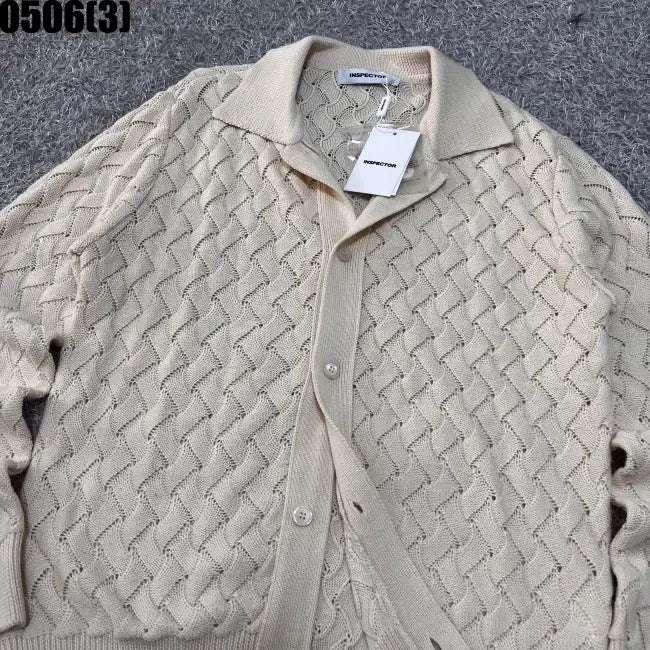 [BUNJANG] Inspector Knit Cardigan / 인스펙터 니트 가디건