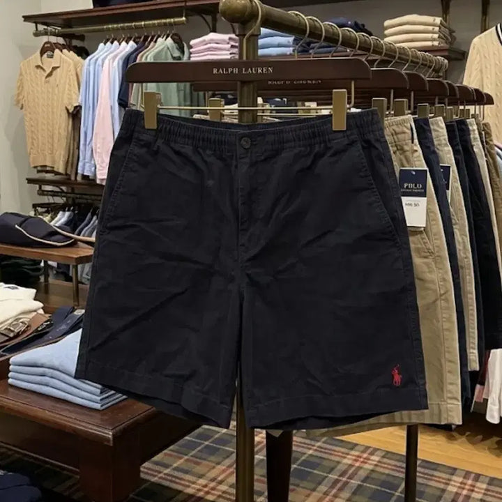 [BUNJANG] Polo Ralph Lauren Black Preppy Fit Trousers / 폴로 블랙 프렙스터