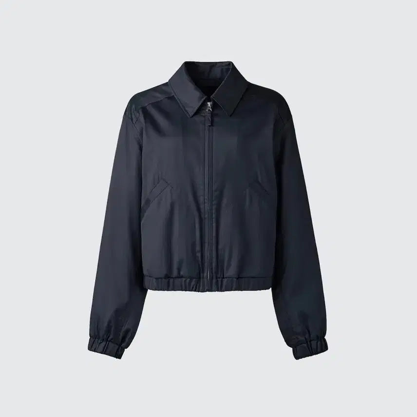 [BUNJANG] Uniqlo U Zip-Up Short Blouson Black L / 유니클로U 집업쇼트블루종 블랙 L