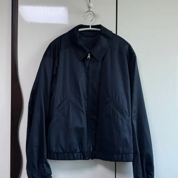 [BUNJANG] Uniqlo U Zip-Up Short Blouson Black L / 유니클로U 집업쇼트블루종 블랙 L