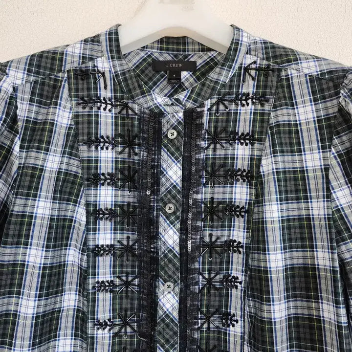 [BUNJANG] J.Crew Check Blouse / 제이크루 체크 블라우스(S