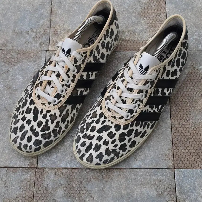 [BUNJANG] Adidas x Jeremy Scott Leopard Padded Sole Sneakers / (245)아디다스 제레미스캇 레오파드 p솔 스니커즈