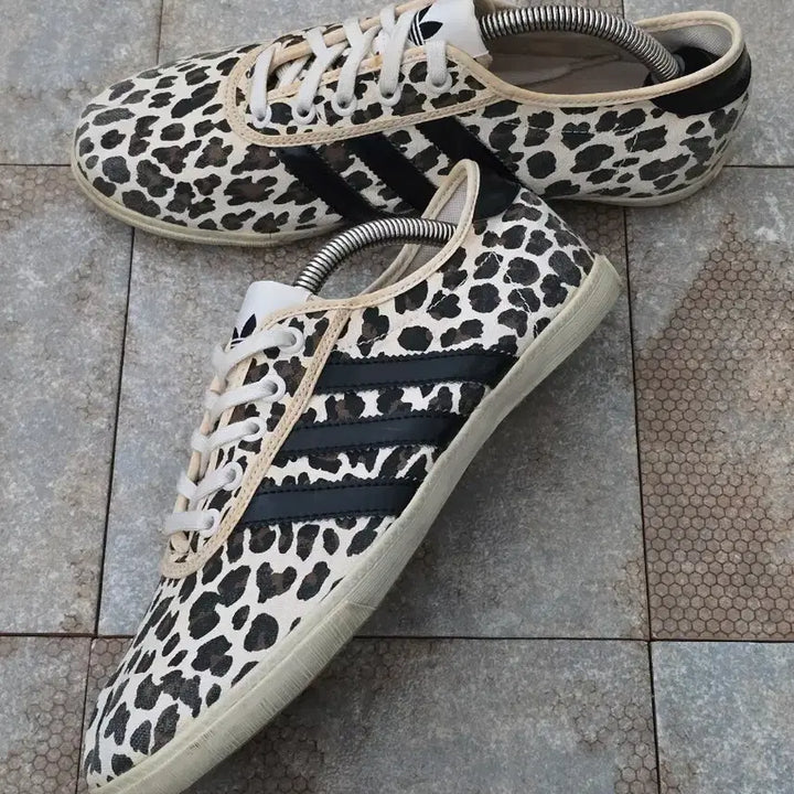 [BUNJANG] Adidas x Jeremy Scott Leopard Padded Sole Sneakers / (245)아디다스 제레미스캇 레오파드 p솔 스니커즈