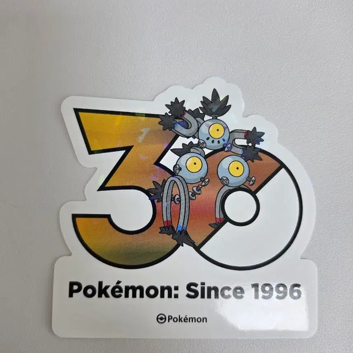 [BUNJANG] Pokemon 30th Anniversary Sandalwood Leather Sticker / 포켓몬 30주년 스티커 모래털가죽