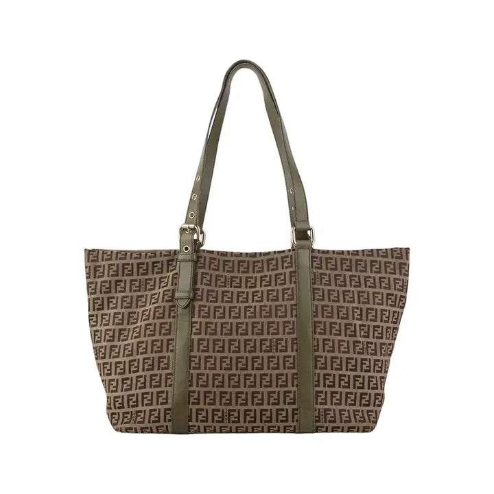 [BUNJANG] Fendi 8BH215 Gold Coin FF Fabric Zippy Shopper Bag / 펜디 8BH215 금장 코인 FF 패브릭 지피 쇼퍼백37106K-3